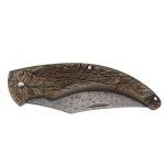 YOUSUNLONG Folding Pocket Knife - Damascus Steel Blade