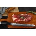 Moritaka 11" Sujihiki Knife with Damascus Steel Handle