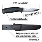 Moritaka Outdoor Companion Knife with Sandvik Blade