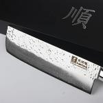 Moritaka Nakiri Knife 6.5 Inch, Damascus Steel