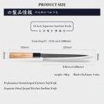 Mitsumoto Sakari 10 Inch Sashimi Knife