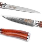 Moritaka 5-Inch Utility Knife with Rosewood Handle