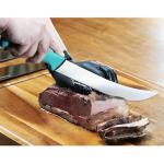 YOUSUNLONG 10" Curved Butcher Knife with Ergonomic Handle