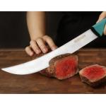 YOUSUNLONG 10" Curved Butcher Knife with Ergonomic Handle