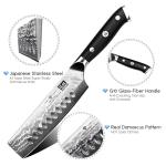 Moritaka Damascus Chef Knife with G10 Handle