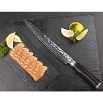 Moritaka 10" Left-Handed Damascus Fillet Knife