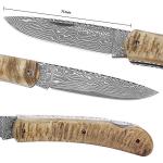 YOUSUNLONG Folding Knife - Japanese Damascus Steel Blade