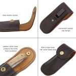 YOUSUNLONG Folding Knife - Japanese Damascus Steel Blade