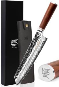 10-Inch Moritaka Kiritsuke Chef Knife with Walnut Handle