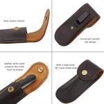 Moritaka Damascus Steel Folding Pocket Knife