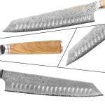 YOUSUNLONG 10" Kiritsuke Chef Knife - Damascus Steel