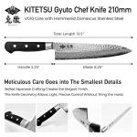 Moritaka 8" Damascus Gyutou Chef Knife
