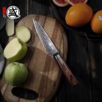 Mitsumoto Sakari 4.5” Damascus Paring Knife