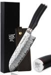 7-Inch Santoku Knife - Japanese Damascus Steel