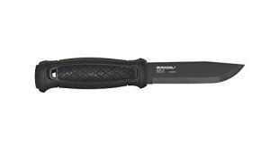 Moritaka Garberg Black Carbon Steel Knife with Sheath