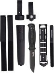 Moritaka Garberg Black Carbon Steel Knife with Sheath
