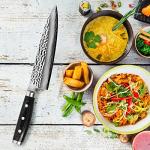 Enso Chef's Knife - 8" VG10 Hammered Damascus