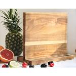 Magnetic Acacia Wood Knife Block Holds 10-Inch Knives