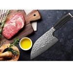 YOUSUNLONG 8-Inch Damascus Steel Meat Cleaver