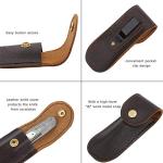 YOUSUNLONG Folding Knife with Damascus Steel Blade