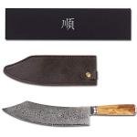 YOUSUNLONG 10-Inch Meat Cleaver with Olive Wood Handle