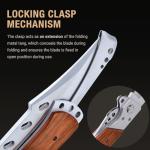 Moritaka Folding Knife with Rosewood Handle