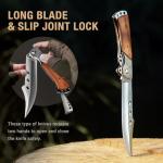 Moritaka Folding Knife with Rosewood Handle