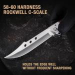 Moritaka Folding Knife with Rosewood Handle