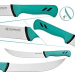 YOUSUNLONG Curved Butcher Knife 8" - High-Carbon Steel