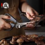 Mitsumoto Sakari Titanium Kitchen Scissors for Cooking