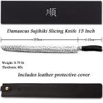 Moritaka Sakimaru Knife 15" Japanese Damascus Steel