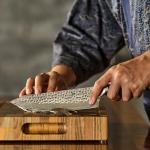 Moritaka 8" VG10 Damascus Chef Knife with Sheath