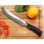 Moritaka Bull Nose Butcher Knife 8" Damascus Steel