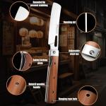 Japanese Folding Nakiri Knife - Ultra Sharp Pocket Chef