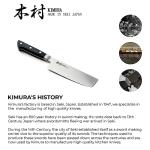 Kimura 6.5-Inch Nakiri Knife - Ultra Sharp Japanese Steel