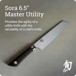 Moritaka 6.5" Master Utility Knife VG10 Steel