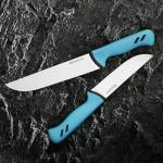 Moritaka 3-Piece Butcher Knife Set with Ergonomic Handle