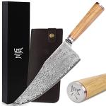 Moritaka 9-Inch Meat Cleaver - Damascus Steel Blade