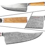 Moritaka 9-Inch Meat Cleaver - Damascus Steel Blade