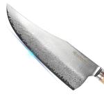 Moritaka 9-Inch Meat Cleaver - Damascus Steel Blade