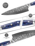 Moritaka Xuan VG10 Damascus Chef Knife - 8