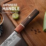 High Carbon Steel Japan Nakiri Santoku Knife Set