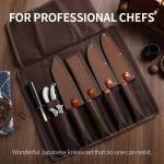 High Carbon Steel Japan Nakiri Santoku Knife Set