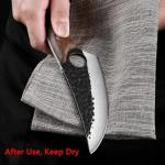 Moritaka Hand Forged Viking Chef Knife with Sheath