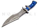Moritaka 15" Damascus Bowie Knife with Sheath