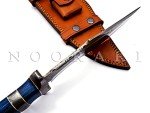 Moritaka 15" Damascus Bowie Knife with Sheath