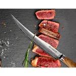 Moritaka Damascus Steel Slicing & Carving Knife 10