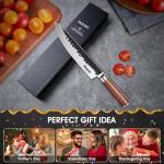 Moritaka 8-Inch Gyuto Chef Knife with Rosewood Handle