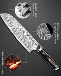 Moritaka 7" Santoku Knife with Sheath & Accessories