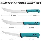 Moritaka Cimeter Butcher & Boning Knife Set